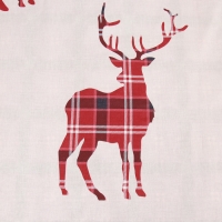 Постельное бельё "Этель" Scottish deer 1.5 сп 143х215 см,150х214 см, 70х70 см 2 шт,поплин 125 г/м2