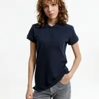 Рубашка поло женская Virma Premium Lady, темно-синяя, размер 3XL