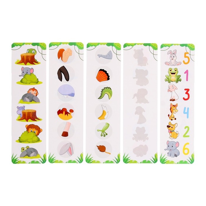 Развивающий набор «Зверушки в ряд», 10 заданий, 3+ Развивающий набор «Зверушки в ряд», 10 заданий, 3+