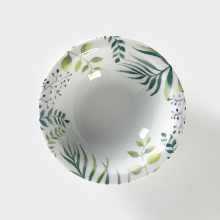 Салатник фарфоровый &laquo;Альпина&raquo;, d=16 см, 350 мл, цвет белый