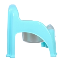 Горшок детский &laquo;Утенок&raquo; светло-бирюзовый / белый 310х295х280мм