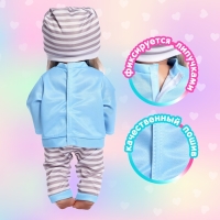 Одежда для пупса &laquo;Барашки&raquo;, штаны, кофточка, шапочка