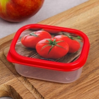 Ланч-бокс прямоугольный FoodVibes &laquo;Томаты&raquo;, 150 мл