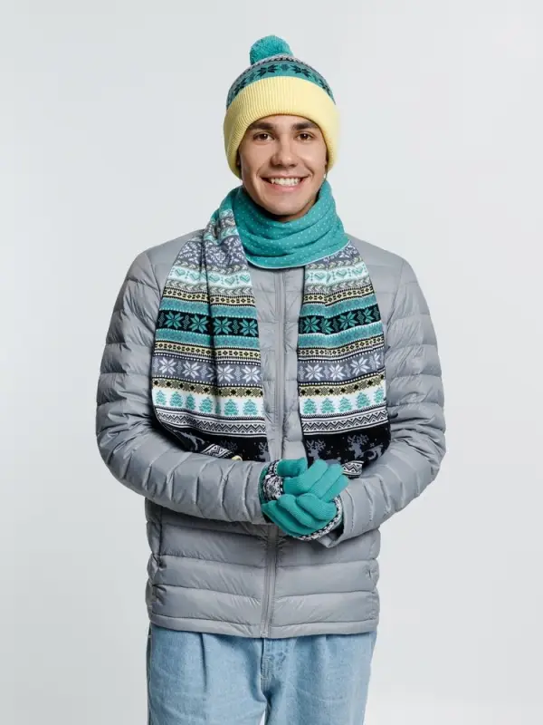 Перчатки Mirakler, зеленые с желтым, размер L/XL