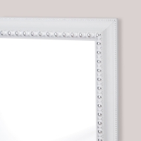 Зеркало настенное &laquo;Медальон&raquo;, белое, 60&times;110 cм, рама пластик, 43 мм