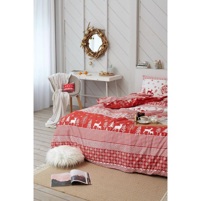 Постельное белье LoveLife 1,5сп "Reindeer" 143*215см,150*225см,50*70см-2шт