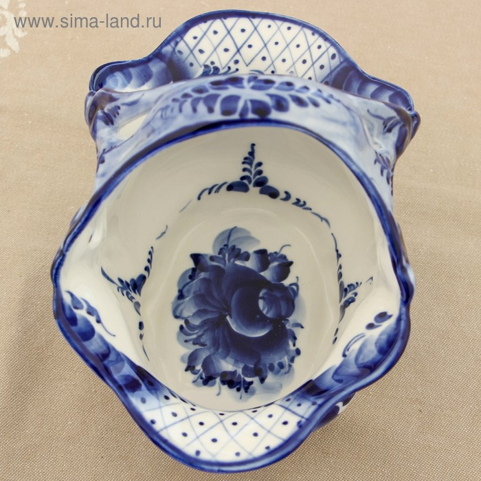 Конфетница «Весна», 21×13×18 см, гжель Конфетница «Весна», 21×13×18 см, гжель