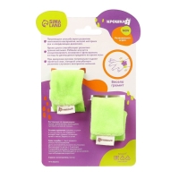 Погремушка - браслетик развивающая &laquo;Зверята&raquo;, набор 2 шт.