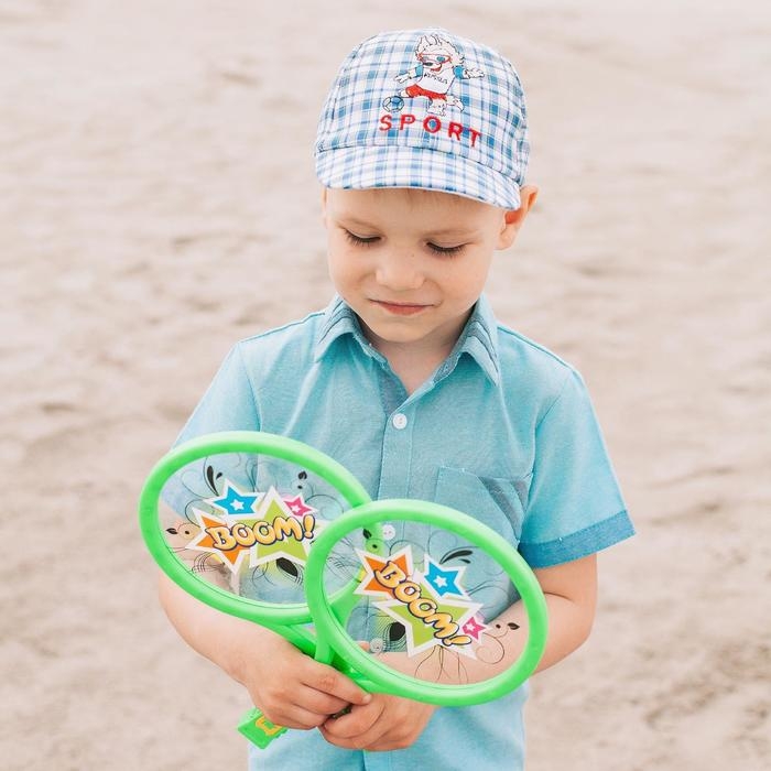 Набор для тенниса &laquo;Бум!&raquo;, 2 ракетки, 2 мяча, цвета МИКС