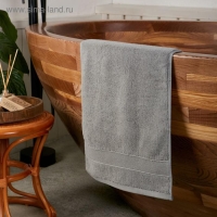 Полотенце махровое Этель &laquo;Уют&raquo; 35*75 см, цв. серый 100% хл, 600 гр/м2