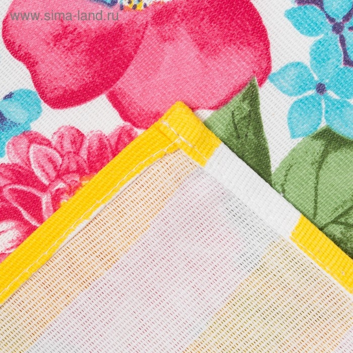Полотенце кухонное &laquo;Цветочный ананас&raquo; 35х60 см