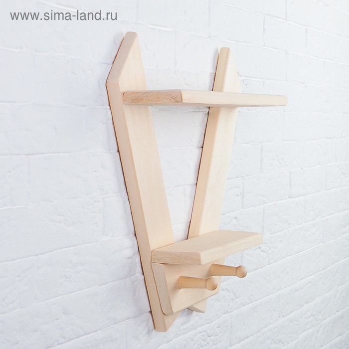 Полка-вешалка &laquo;Зайчик&raquo; 35х37х8см