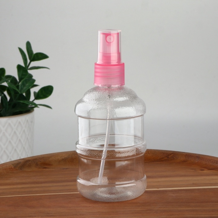 Бутылочка для хранения, с распылителем, 150 мл, цвет МИКС/прозрачный Бутылочка для хранения, с распылителем, 150 мл, цвет МИКС/прозрачный