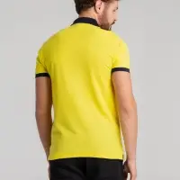Рубашка поло Prince 190, желтая с темно-синим, размер M