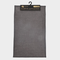 Коврик для ванной и туалета SAVANNA, полиэстер, 80&times;50 см, цвет серый