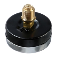 Термоманометр "CTM", аксиальный, Дк 80 мм, 1 МПа, наружная резьба 1/4", 120&deg;С