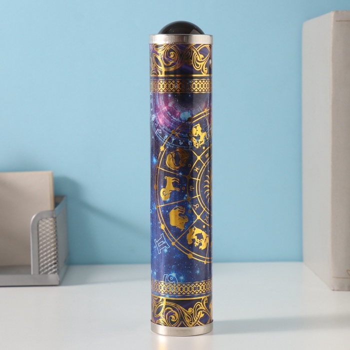 Калейдоскоп сувенирный Калейдоскоп сувенирный "Созвездия - знаки зодиака" тиснение 19х4х4 см