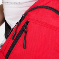 Сумка-слинг из текстиля, &laquo;ЗФТС&raquo;, цвет красный