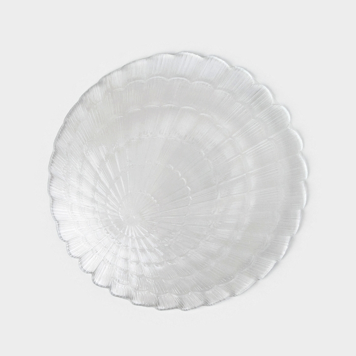 Тарелка стеклянная Atlantis, d=19 см, цвет прозрачный Тарелка стеклянная Atlantis, d=19 см, цвет прозрачный