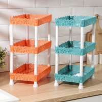 Этажерка 3-х ярусная Доляна &laquo;Ромашки&raquo;, 26&times;17&times;32 см, цвет МИКС