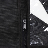 Чехол для одежды, 60&times;100 см, цвет чёрный