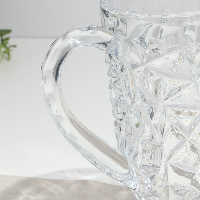 Набор питьевой, стеклянный, 7 предметов: кувшин 1.2 л, 6 стаканов 270 мл