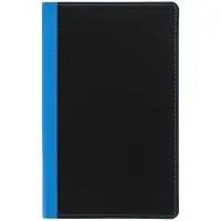 Ежедневник Nice Twice, недатированный, черный с голубым Ежедневник Nice Twice, недатированный, черный с голубым