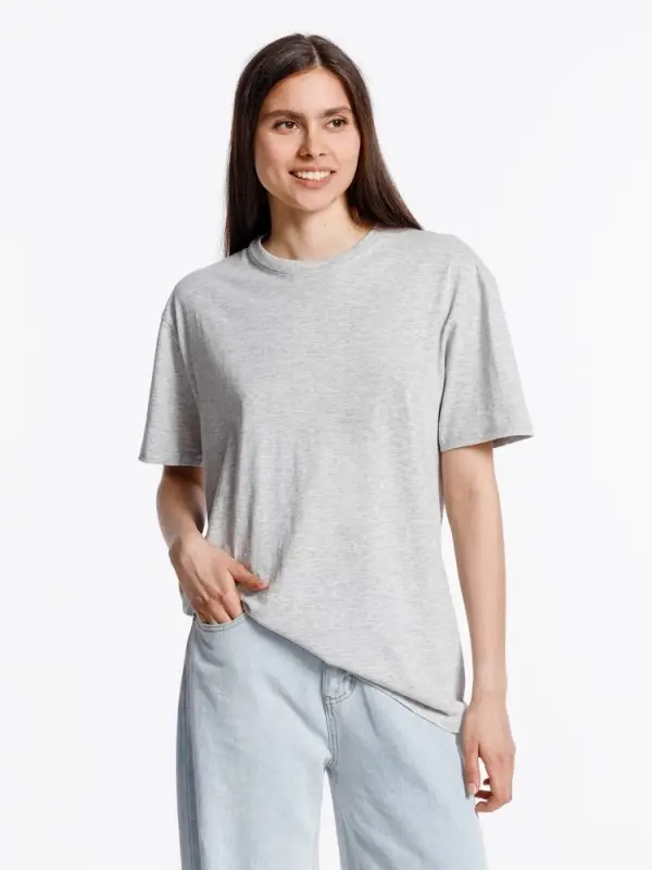 Футболка унисекс Streetwise, серый меланж, размер S