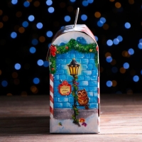 Новый год. Подарочная коробка "Новогодняя кондитерская" 25 х 9 х 19,5 см.