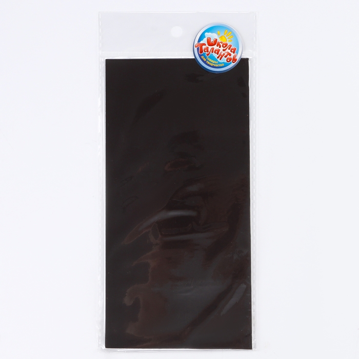 Магнитная лента на клеевой основе, чёрная, 20&times;10 см