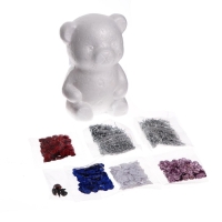 Аппликация пайетками «Панда» Аппликация пайетками «Панда»