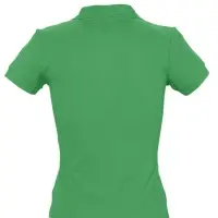 Рубашка поло женская People 210 ярко-зеленая, размер XL