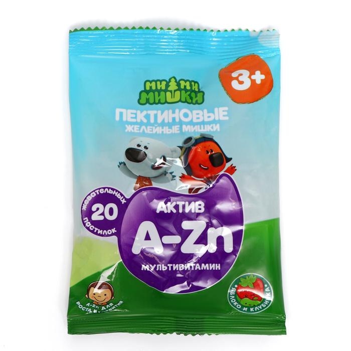 Актив мультивитамин «Ми-Ми-Мишки» со вкусом яблока и клубники, полноценное развитие и правильный рост детского организма, 20 жевательных пастилок по 2 г Актив мультивитамин «Ми-Ми-Мишки» со вкусом яблока и клубники, полноценное развитие и правильный рост детского организма, 20 жевательных пастилок по 2 г