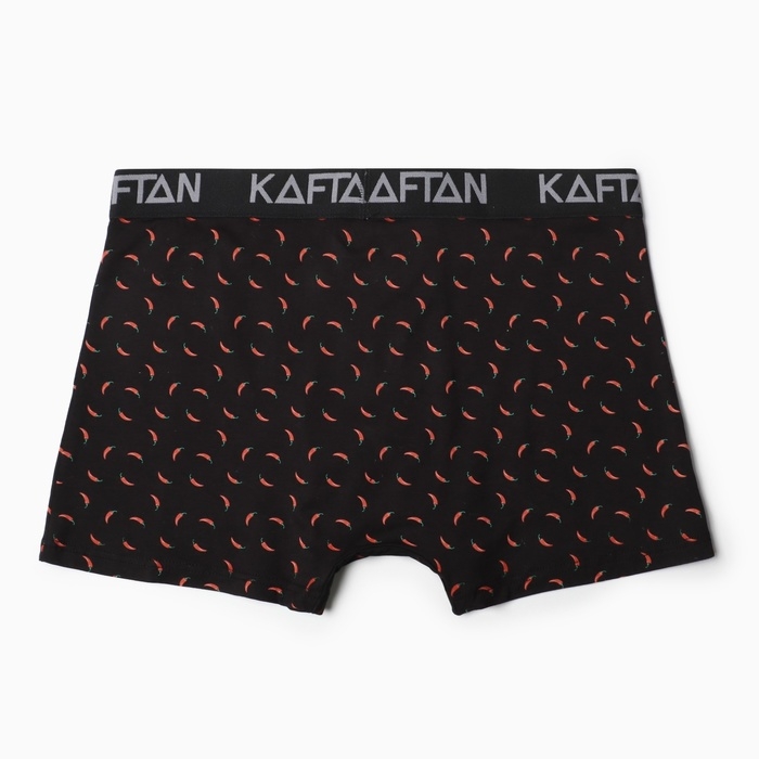 Трусы мужские боксеры KAFTAN "Перчики", цвет черный  размер 50