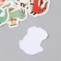 Наклейки для творчества "Дракоши" тиснение золото набор 48 шт 9х7х0,8 см Наклейки для творчества "Дракоши" тиснение золото набор 48 шт 9х7х0,8 см