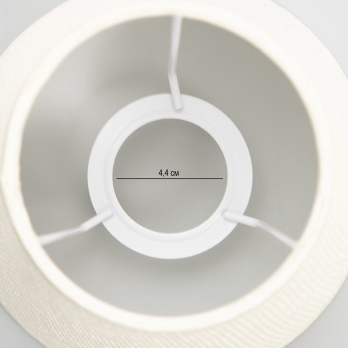 Абажур для люстры Абажур для люстры "Саржа" E27 белый 15х15х13 см