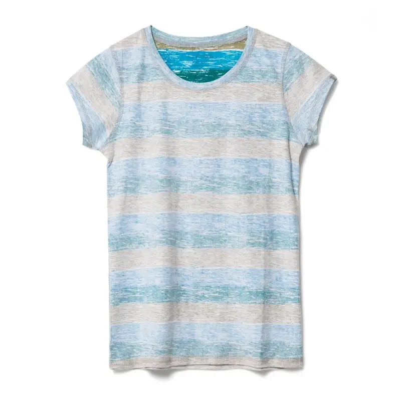 Футболка женская RAYET LADY двусторонняя, голубой/зеленый, размер XXL Футболка женская RAYET LADY двусторонняя, голубой/зеленый, размер XXL