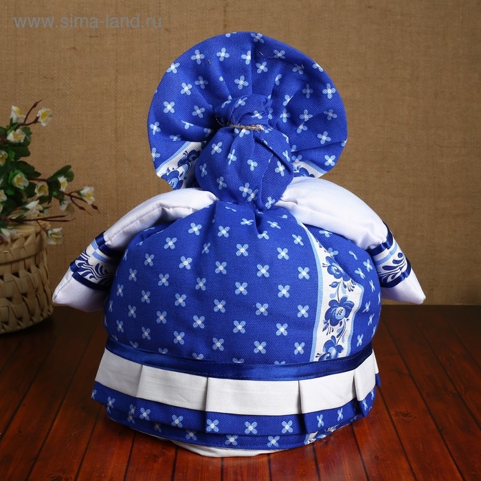 Грелка на чайник &laquo;Барыня&raquo;, гжель