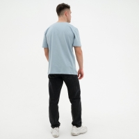 Футболка мужская, цвет светло-серый, размер 46