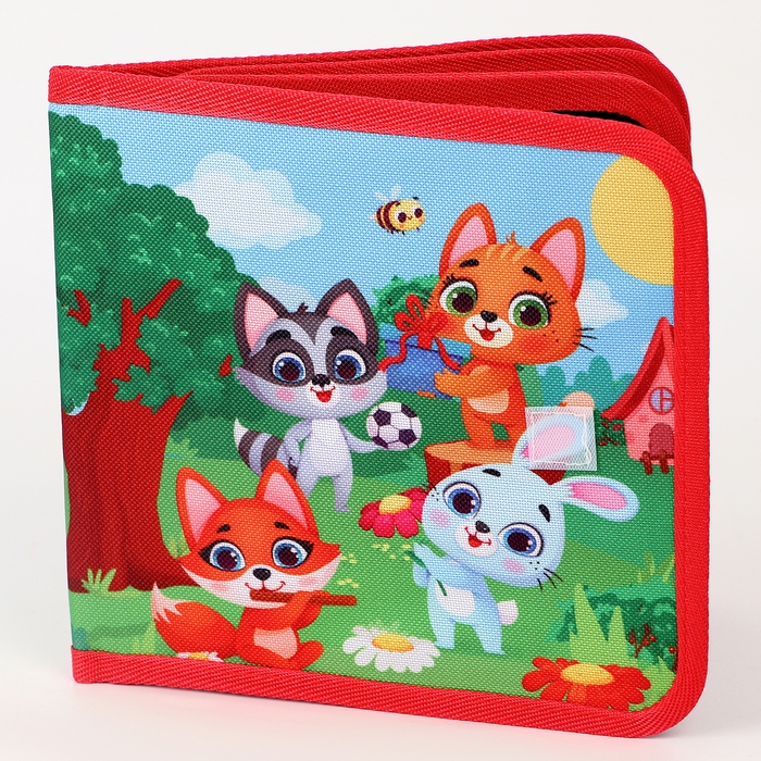 Альбом для рисования многоразовая &laquo;Весёлые зверята&raquo;, 8 страниц