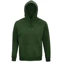 Толстовка унисекс Stellar, темно-зеленая, размер XS