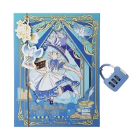 Записная книжка в подарочной коробке А6, 96 листов, цветной блок, на замке "Аниме", МИКС Записная книжка в подарочной коробке А6, 96 листов, цветной блок, на замке "Аниме", МИКС