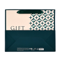 Пакет ламинированный двухсторонний &laquo;Геометрия&raquo;, с тишью и открыткой, ML, 23 х 27 х 11.5