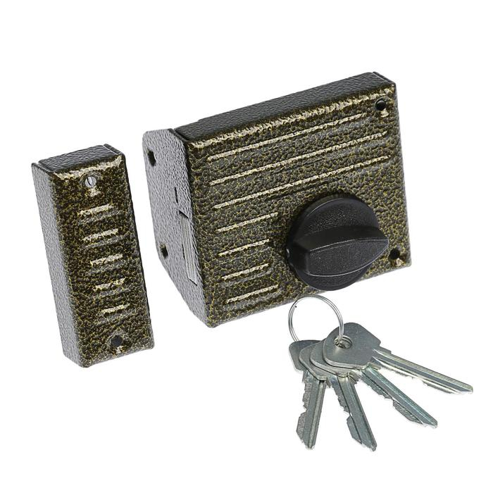 Замок накладной Замок накладной "СТАНДАРТ" ЗН1-2.1С, цвет бронза