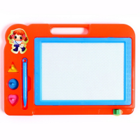 Доска магнитная с цветной крошкой, 3 штампика в комплекте, цвета МИКС Доска магнитная с цветной крошкой, 3 штампика в комплекте, цвета МИКС