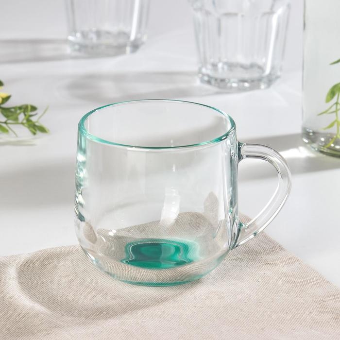 Кружка стеклянная &laquo;Грамине&raquo;, 300 мл, цвет МИКС