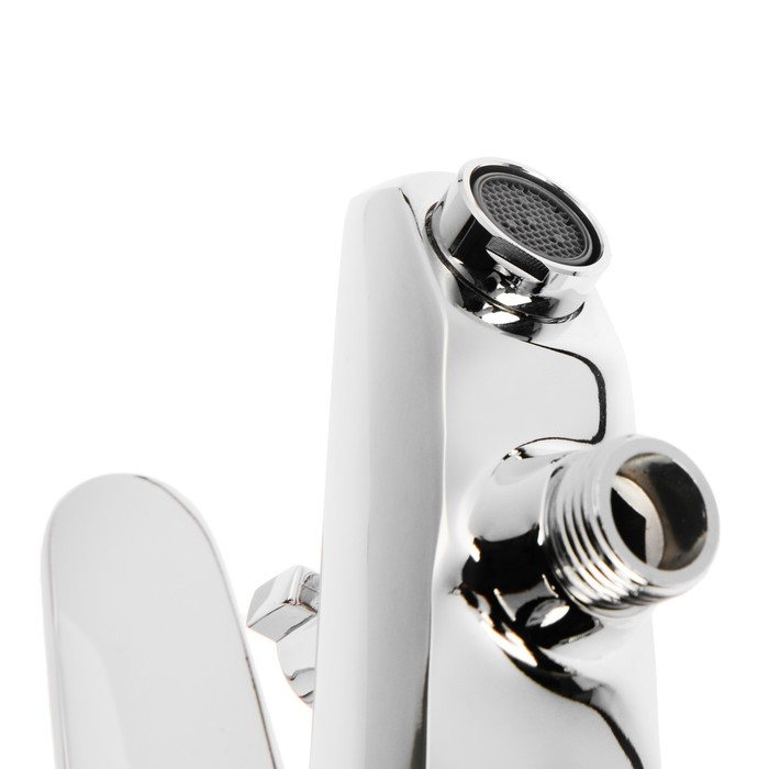 Смеситель для ванны Accoona A6365, однорычажный, короткий излив, хром