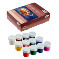 Краска акриловая, набор 12 цветов х 20 мл, Гамма "Хобби", морозостойкая, глянцевая, 3012198 Краска акриловая, набор 12 цветов х 20 мл, Гамма "Хобби", морозостойкая, глянцевая, 3012198