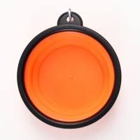 Миска складная, оранжевая, 250 мл, 11 см Миска складная, оранжевая, 250 мл, 11 см