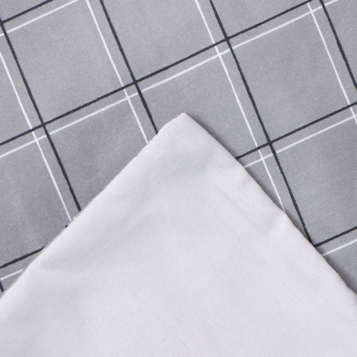 Постельное бельё Этель 2 сп Gray cage 180х215 см, 200х225 см, 50х70&plusmn; 3 см-2 шт, новосатин